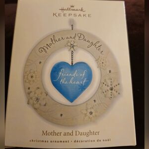 Hallmark Keepsake Mother and Daughter Ornament - Blue and White